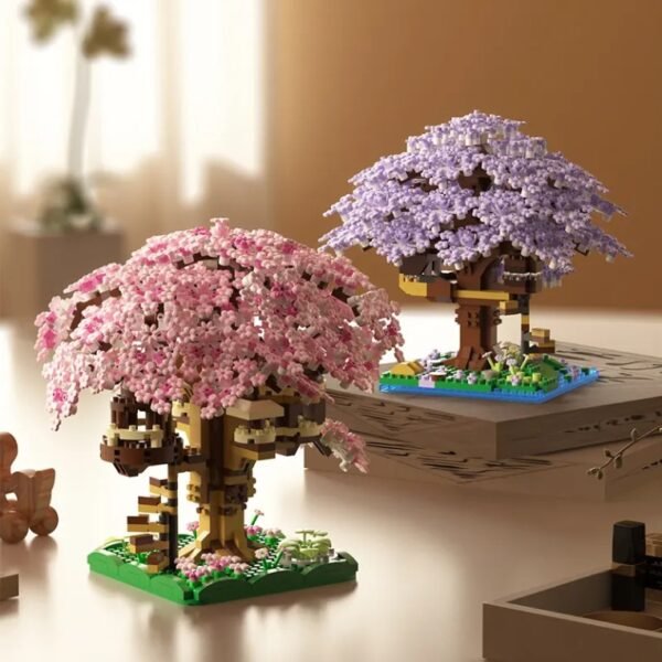 Violet Cherry Blossom Tree Medium