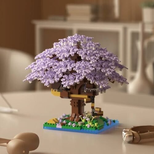 Violet Cherry Blossom Tree Medium