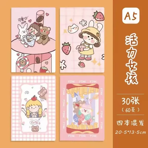 A5 Notebooks - 4 Pieces/Pack - Image 14