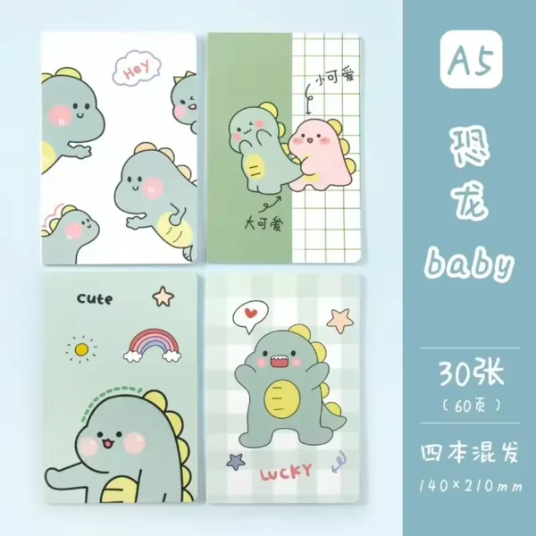 A5 Notebooks - 4 Pieces/Pack - Image 9