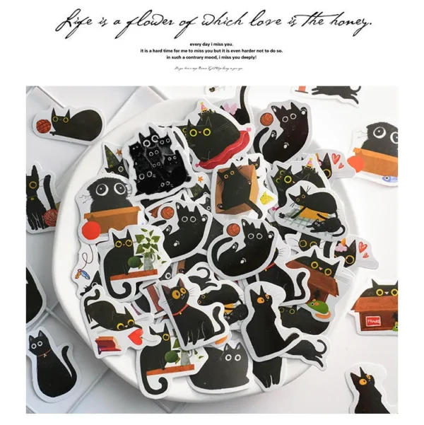 Mr. Black Cat - 46 Pieces/Pack - Image 2